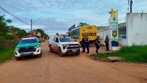 Operação integrada transfere 21 detentos de Boca do Acre para Manaus